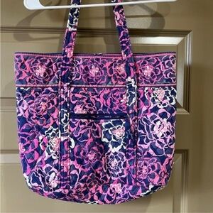VERA BRADLEY VERA TOGGLE TOTE KATALINA PINK XL